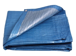 Plachta zakrývací STANDARD 3 x 5 m, modro-stříbrná, ENPRO