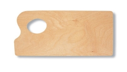 Paleta malířská dřevo menší 295 x 135 x 3 mm