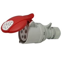 zásuvka  pětipólová IP44 400V/32A, SEZ ISN 3253
