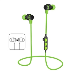Bluetooth sluchátka s micro SD zelená Platinet PM1061G