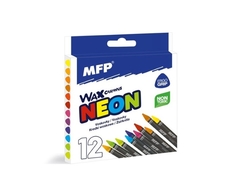 Voskovky MFP fluo  12 barev trojhranné